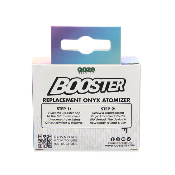 
Ooze Booster Replacement Onyx Atomizers - Lighter USA