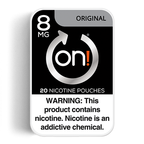 ON! Nicotine Pouches - 5 Pack - Lighter USA