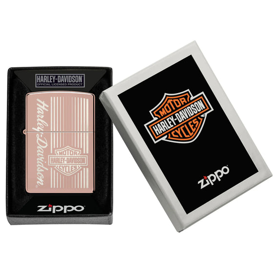 
Zippo Lighter - Harley-Davidson Rose Gold