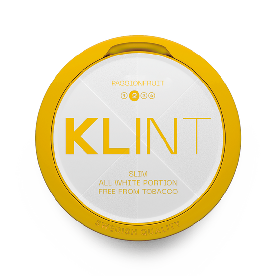 
Klint Nicotine Pouches Passion Fruit 5.6MG - 5 Pack