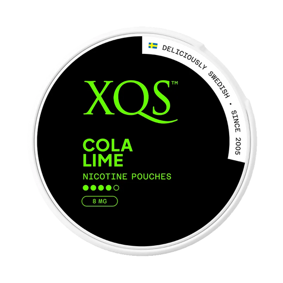 
XQS Cola Lime 8mg Nicotine Pouches (5 Pack)
