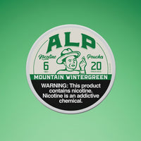 Alp Nicotine Pouches Mountain Wintergreen- 5 Pack