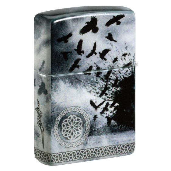 
Zippo Lighter - Flog of Ravens