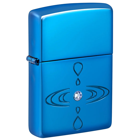 
Zippo Lighter - Water Drop with Crystal