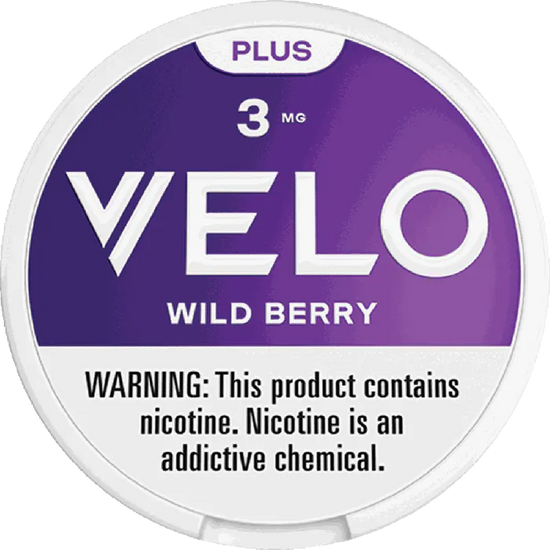 Velo Plus Nicotine Pouches Wild Berry - 5 Pack