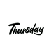 Thursday Brand Logo