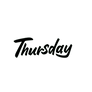 Thursday