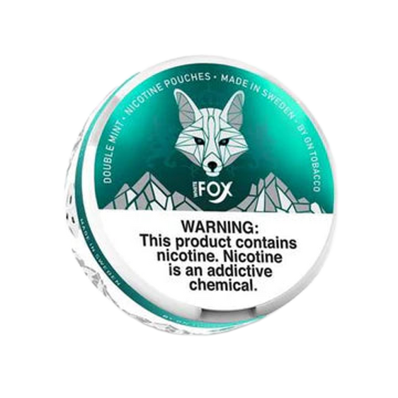 White Fox Double Mint 12MG Nicotine Pouches | Lighter USA