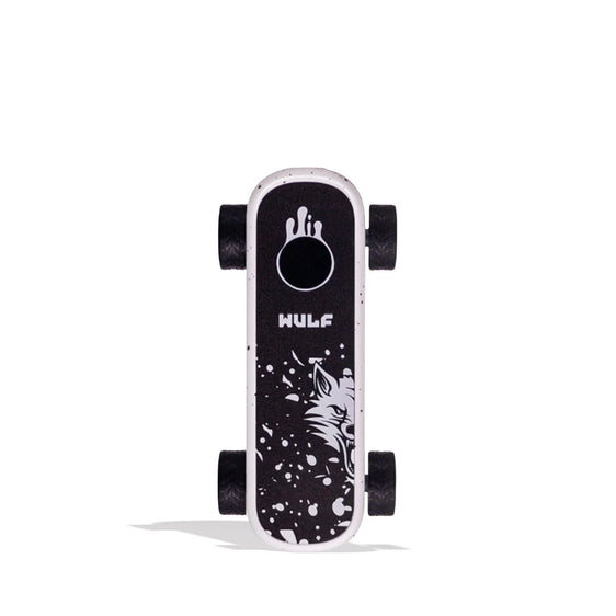
Wulf Mods Deck - Skateboard 510 Battery - White Black Splatter