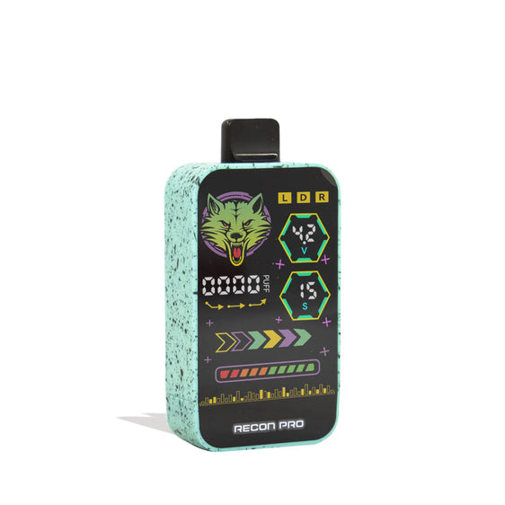
Wulf Mods Recon Pro - Dual 510 Battery - Teal Black Splatter