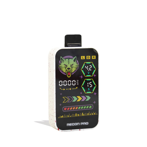 
Wulf Mods Recon Pro - Dual 510 Battery - White Red Splatter