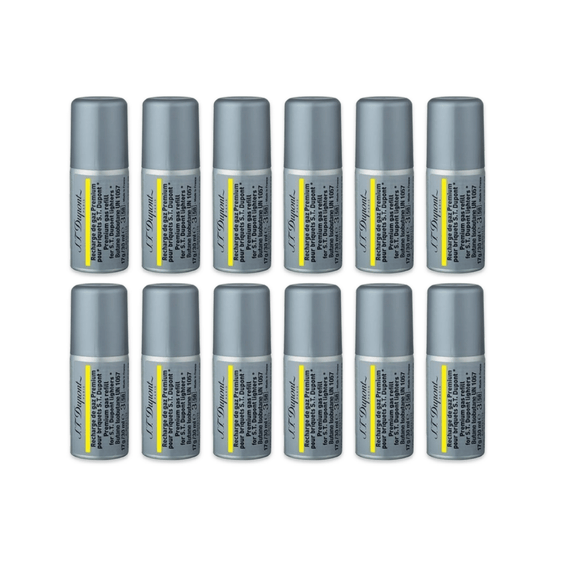 
S.T. Dupont Premium Butane 30mL - Yellow - 12 Pack (Full Box)