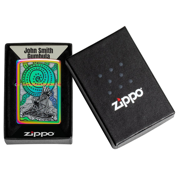 
Zippo Lighter - John Smith Gumbula Tropical Bird & Sea Turtle