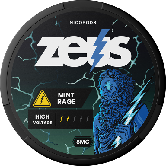 Zeus Nicotine Pouches Mint Rage - 5 Pack