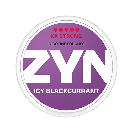 Zyn Nicotine Pouches Icy Black Currant 12.5MG - 5 Pack