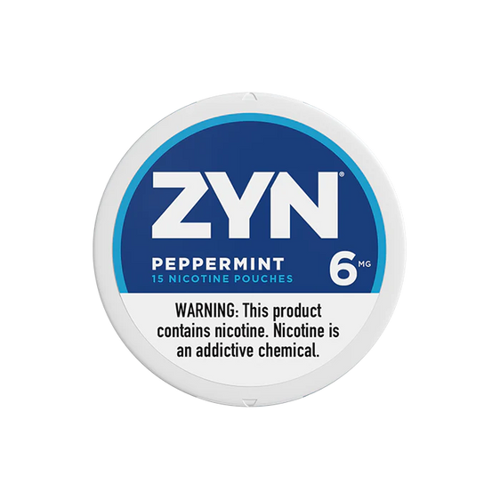 
Zyn Nicotine Pouches Peppermint - 5 Pack - 6mg