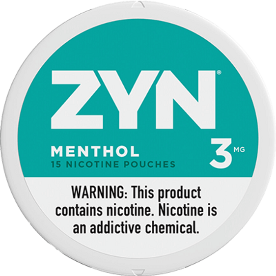 
Zyn Nicotine Pouches Menthol - 5 Pack