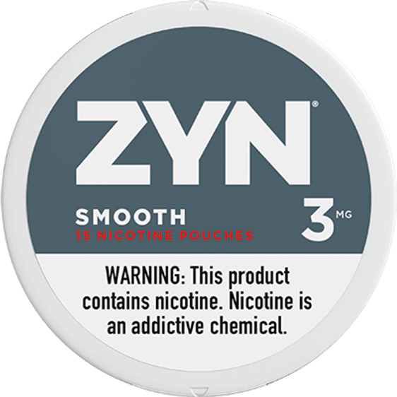 
Zyn Nicotine Pouches Smooth - 5 Pack