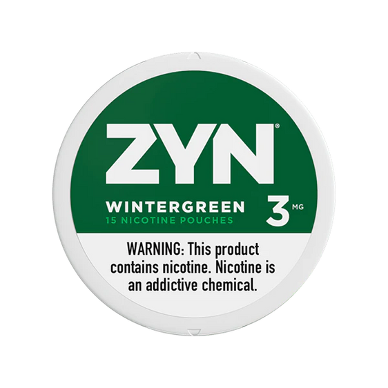 
Zyn Nicotine Pouches Wintergreen - 5 Pack