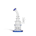 Water Pipe with Honey Comb Perc - 10 Inch Cannabis Accessories Lighter USA Blue  