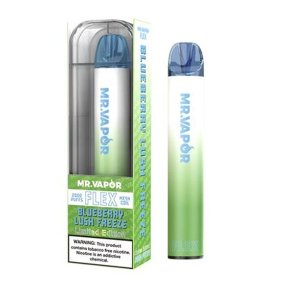 Mr. Vapor Flex - Disposable Vape Vape Juice Mr. Vapor Blueberry Lush Freeze  