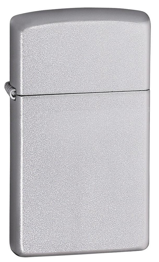 Zippo Lighter - Slim Satin Chrome