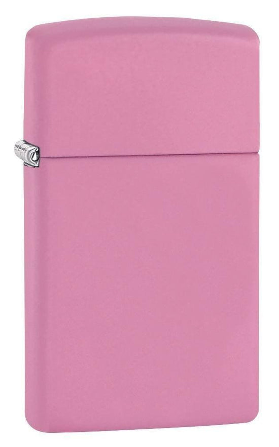 Zippo Lighter - Pink Matte Slim