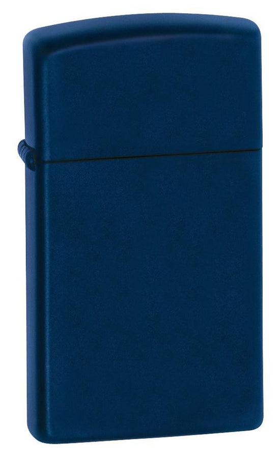 Zippo Lighter - Slim Navy Blue Matte