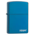 Zippo Lighter - Sapphire with Zippo Logo Zippo Zippo   