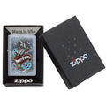 Zippo Lighter - Vintage Tattoo Street Chrome Zippo Zippo   