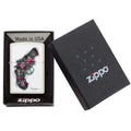 Zippo Lighter - Spazuk Floral Gun Soot Zippo Zippo   