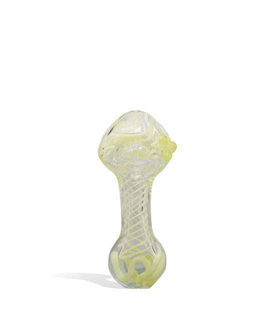 Glass Spoon Pipe w/ Flat Mouthpiece - 4 Inch