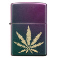 Zippo Lighter - Iridescent Marijuana Leaf Zippo Zippo   