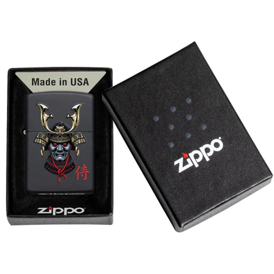 Zippo Lighter - Samurai In Helmet Zippo Zippo   