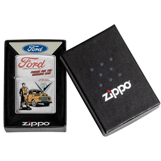 Zippo Lighter - Vintage Ford "Power for the Working Man" Zippo Zippo   