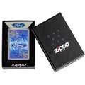 Zippo Lighter - Ford Blue Flames Zippo Zippo   