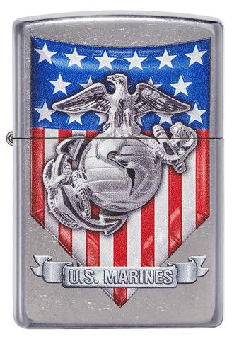 Zippo Lighter - U.S. Marine Eagle on Globe