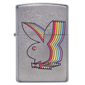 Zippo Lighter - Outlined Playboy Bunny Logo Zippo Zippo   