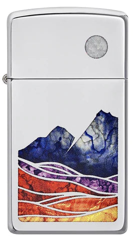 Zippo Lighter - Slim Landscape