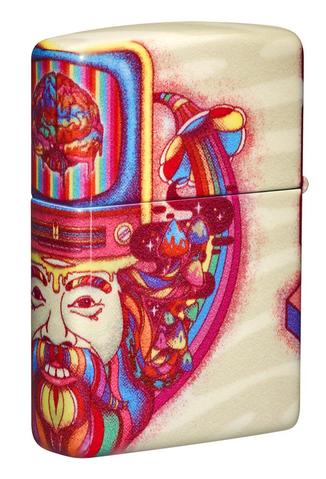 Zippo Lighter - Magic Mushrooms Trippy Design
