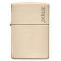 Zippo Lighter - Classic Flat Sand Zippo Logo Zippo Zippo   