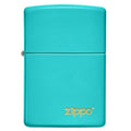 
Zippo Lighter - Classic Flat Turquoise w/ Zippo Logo