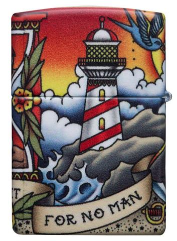 Zippo Lighter - Nautical Tattoo Design