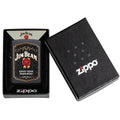 Zippo Lighter - Jim Beam Label on a Black Matte Finish Zippo Zippo   