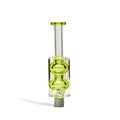 Milky Colored Glass Nectar Straw w/ Stainless Steel Tip Cannabis Accessories Lighter USA   