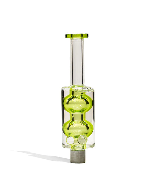 Milky Colored Glass Nectar Straw w/ Stainless Steel Tip