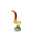 
Rasta Colored Glass Bubbler Pipe - 6 Inch - Lighter USA
