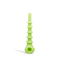 
Milky Green Colored Glass Hand Pipe - 6 Inch - Lighter USA