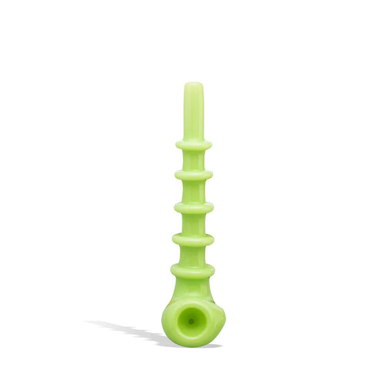 
Milky Green Colored Glass Hand Pipe - 6 Inch - Lighter USA