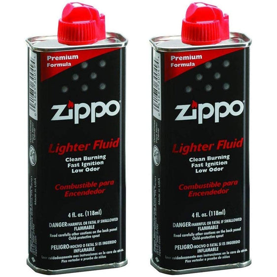 Zippo Lighter Fluid - 4 oz Zippo Zippo 2 Pack 4 oz  